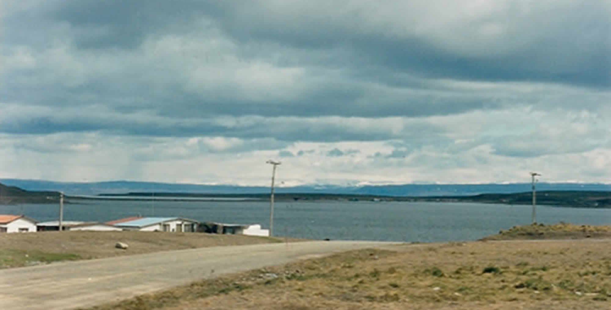 Photo of the ferry landing at Embarcadero Bahia Chilota from Punta Arenas and Penguido’s cafe