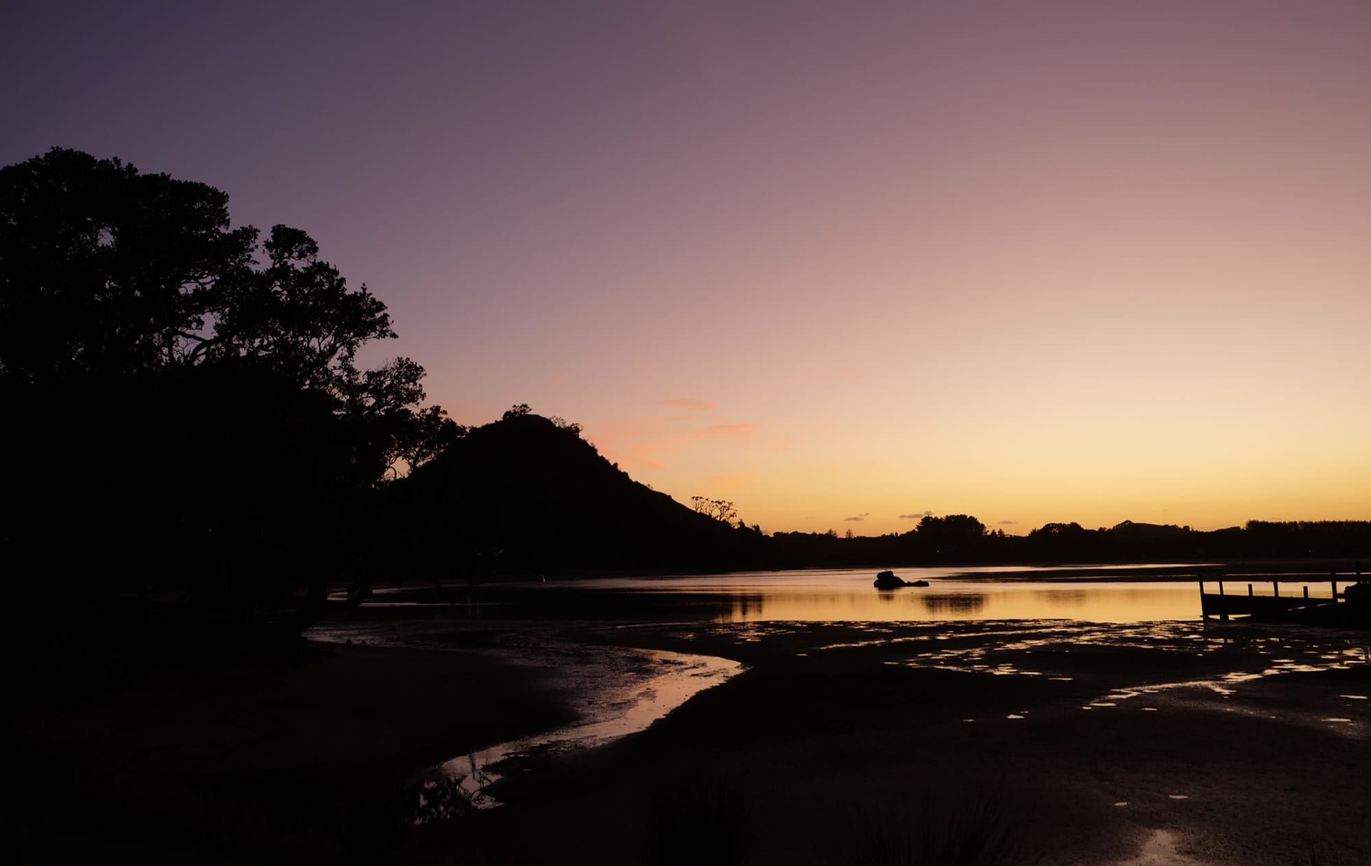 Photo of Photo of Pre-dawn Pataua river 5:50:15 am Jan 1st 2024, Northland, New Zealand 