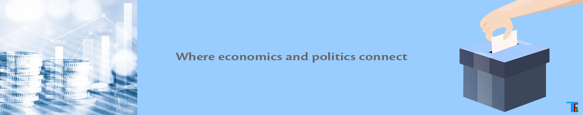 Graphic for economics and politics sub-heading