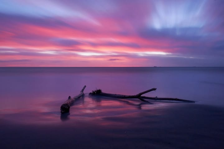 Photo of sunrise, Canterbury, New Zealand  